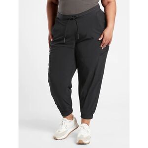 Athleta Venture Pant (Jogger Fit) in Black SIZE 18